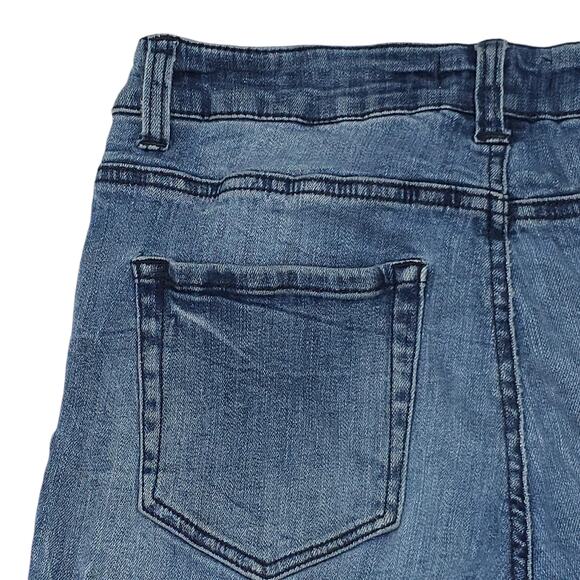 Forever 21 Jeans Womens 26 Skinny Mid Rise Medium Wash Blue - Picture 9 of 12